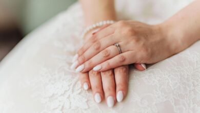 Wedding Nails for Bride