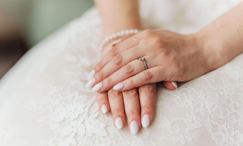 Wedding Nails for Bride